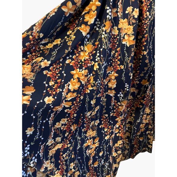 Eshakti WAYWARD FANCIES STYLE # cl0076797 Halter Neck Floral Print Georgette Dre - Picture 8 of 10